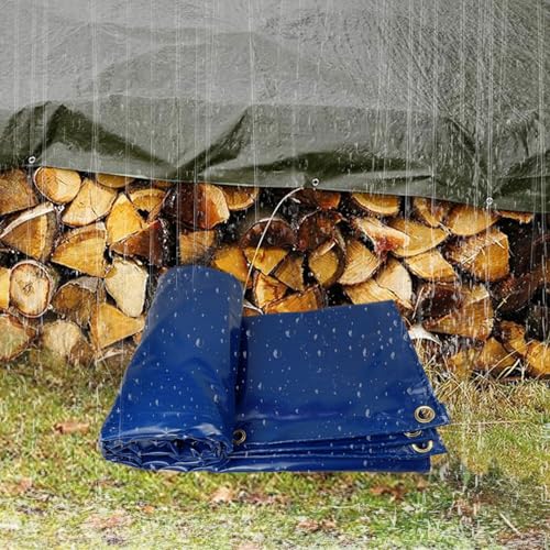 Strapazierfähige, wasserdichte Abdeckplane für den Schutz im Freien, langlebiger Mehrzweck-Unterstand für Zwinger, Hühnerställe und mehr von Generisch