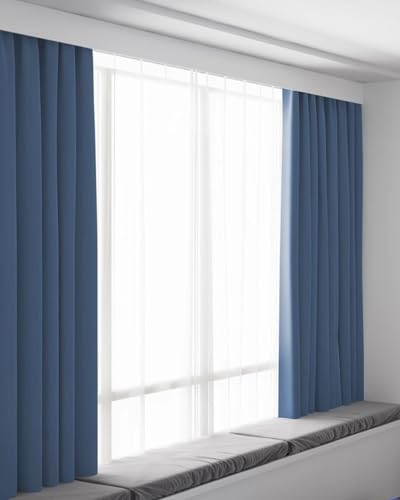 Strapazierfähige, zweireihige Deckenvorhangschiene – weißes Wandhalterungssystem für Erkerfenster | Riemenscheiben und einläufig | langlebige Gardinenstangen für einfache Installation Strapazierfähige, zweireihige Deckenvorhangschiene – weißes Wandhalterungssystem für Erkerfenster | Riemenscheiben und einläufig | langlebige Gardinenstangen für einfache Installation von Generisch