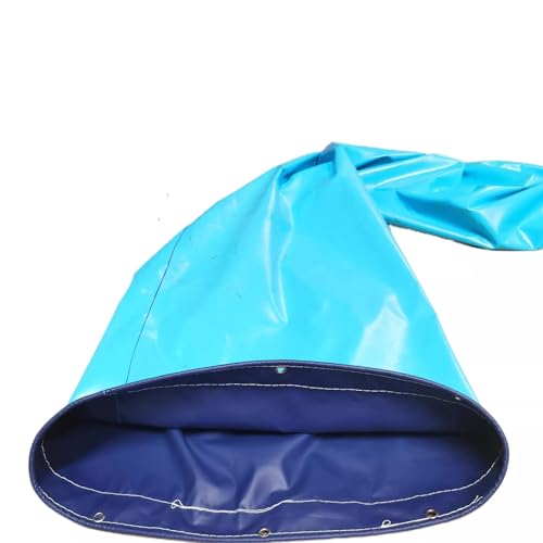 Strapazierfähige PVC-Rutsche, 0,42 mm dick, Plane für Hochlagen-Förderer, 0,62 x 12 m, Bau-Umzugslösung von Generisch