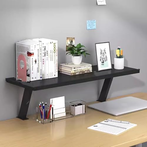 Strapazierfähige Schreibtischablage zum Klemmen, vielseitige Schreibtischverlängerung für Gaming und Büro, Laptop-Erhöhung und Druckerständer, 80 cm, Größe L: 80 cm, Farbe: A) von Generisch