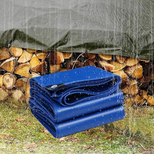 Strapazierfähige wasserdichte Abdeckplane für den Schutz im Freien – langlebiger Mehrzweck-Unterstand für Zwinger, Hühnerställe und mehr von Generisch