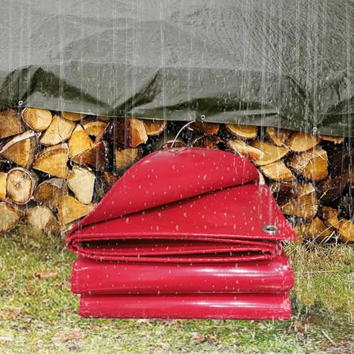 Strapazierfähige wasserdichte Abdeckplane für den Schutz im Freien – langlebiger Mehrzweck-Unterstand für Zwinger, Hühnerställe und mehr von Generisch