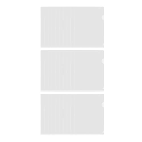 Strapazierfähiger Blattschutz, transparente Dokumentenmappe, Projekttasche, Hartplastik, wasserdichte Seitenschutz für Fotopapiere und Dokumentenhandhabung und Zirkulation (30 pro Packung) von Generisch