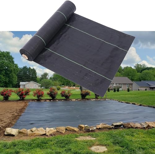 Strapazierfähiges Unkrautvlies, Unkrautsperre für Garten und Hochbeete, einfacher Aufbau, 106 m Länge Strapazierfähiges Unkrautvlies, Unkrautsperre für Garten und Hochbeete, einfacher Aufbau, 106 m Länge von Generisch