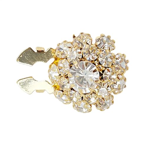 Strass-Knöpfe für Kleidung – dekorative Kristallknöpfe, flache Rückseite, zum Nähen von Schmuck, Schmuckherstellung, funkelnde Verzierungen, modische Knöpfe für Kleider, handgefertigt von Generisch