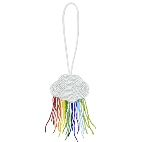 Strass Perlen Anhänger, Herz Ahornblätter Quaste Regenbogen Wolke Hänge seil, Tasche Anhänger Ornamente Strass Perlen Anhänger, Herz Ahornblätter Quaste Regenbogen Wolke Hänge seil, Tasche Anhänger Ornamente von Generisch