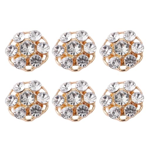 Strass -Taste -Abdeckungen - Abnehmbare Hemdclips Set, Mode - - -Schmuck | Elegantes Kragenknopfzubehör, Dekorative Abdeckungen Für Bluse, Kleidung, Veranstaltungen, Frauengarderobe von Generisch