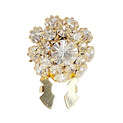 Strassknopfabdeckungen - elegante Kristallknopfanhänge, Blumenzubehör für Kleidung | Damen Schmuckzubehör, flache Rückenkristallverzierungen Blumencharmknopf für Erwachsene -Projekte Strassknopfabdeckungen - elegante Kristallknopfanhänge, Blumenzubehör für Kleidung | Damen Schmuckzubehör, flache Rückenkristallverzierungen Blumencharmknopf für Erwachsene -Projekte von Generisch