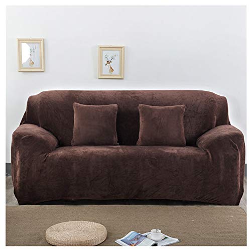 Stretch-Samt-Couchbezug, waschbarer und langlebiger Schonbezug, elastisches Design für maximalen Schutz, ideal für Möbelpflege und Heimdekoration, passend für die meisten Sofas von Generisch