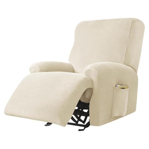 Stretch-Sofabezug, Samtstoff mit Seitentasche und elastischer Unterseite für Anti-Rutsch-Schutz, passend für Wohnzimmermöbel Stretch-Sofabezug, Samtstoff mit Seitentasche und elastischer Unterseite für Anti-Rutsch-Schutz, passend für Wohnzimmermöbel von Generisch