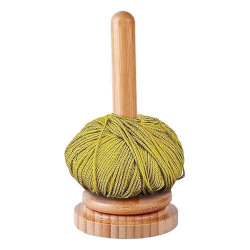 Strickgarnhalter | Garnhalter | Höhe 15 cm Wollhalter Garnhalter zum Häkeln | Holzwolle Strickregal Spool Organizer Ständer Häkelgarn Spinner Halter für Designer, Schneider von Generisch