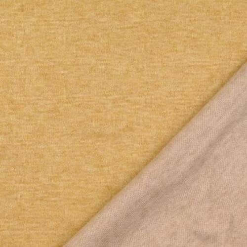 Strickstoff Doubleface, Strick Stoff Meterware zwei Seiten, gestrickter Stoff zum Wenden, Cardigan nähen *Ab 50cm, Farbe: 034 senf-natur Strickstoff Doubleface, Strick Stoff Meterware zwei Seiten, gestrickter Stoff zum Wenden, Cardigan nähen *Ab 50cm, Farbe: 034 senf-natur von Generisch