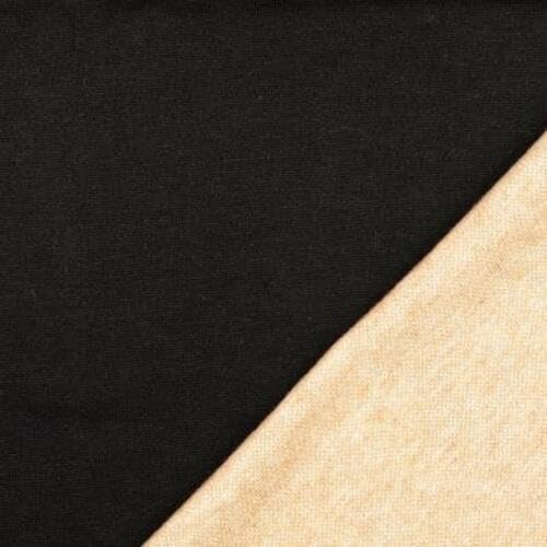 Strickstoff Doubleface, Strick Stoff Meterware zwei Seiten, gestrickter Stoff zum Wenden, Cardigan nähen *Ab 50cm, Farbe: 069 schwarz-beige Strickstoff Doubleface, Strick Stoff Meterware zwei Seiten, gestrickter Stoff zum Wenden, Cardigan nähen *Ab 50cm, Farbe: 069 schwarz-beige von Generisch