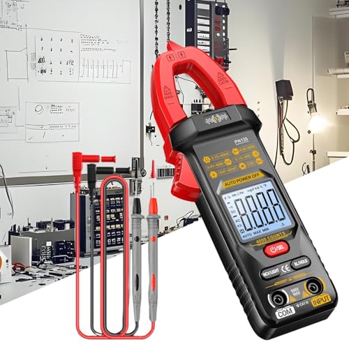 Stromzange - 4000 Counts Automatischer Messbereich Strommessgerät | Intelligente Digitalanzeige Zange für Elektriker DC AC Spannung Electrical Automotive Haushalt Stromzange - 4000 Counts Automatischer Messbereich Strommessgerät | Intelligente Digitalanzeige Zange für Elektriker DC AC Spannung Electrical Automotive Haushalt von Generisch