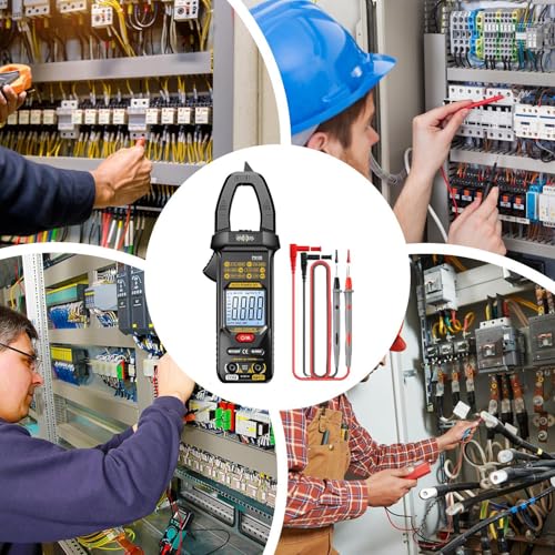 Stromzange | Intelligenter AC Tester 4000 Messwerten - Intelligente Digitalanzeige Zange für Elektriker DC AC Spannung Electrical Automotive Haushalt Stromzange | Intelligenter AC Tester 4000 Messwerten - Intelligente Digitalanzeige Zange für Elektriker DC AC Spannung Electrical Automotive Haushalt von Generisch