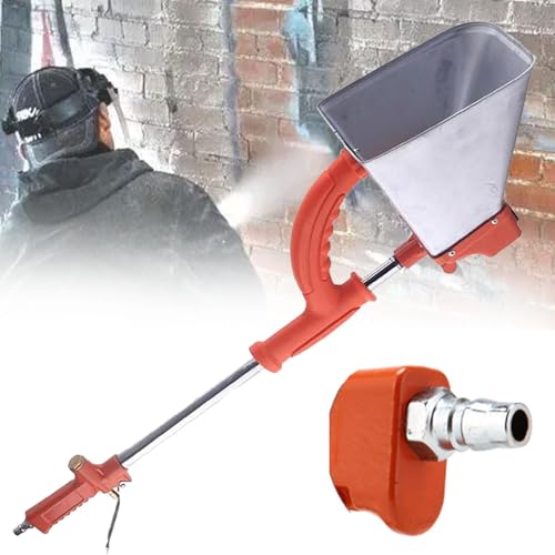 Stucksprüher mit 4 Löchern, pneumatischer Betonsprühbehälter mit großem Fassungsvermögen, Legierungsbehälter, 0,4–0,8 MPa, Zementmörtel, Gipsanwendung, 18 mm Öffnung von Generisch