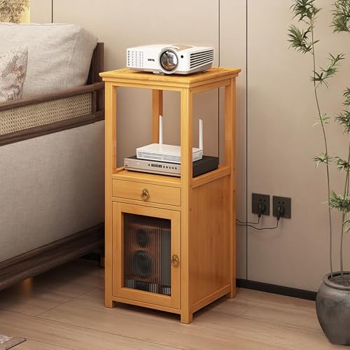 StylishHider Aufbewahrungsschrank für Router, Bambus, hohe Tragfähigkeit, mehrlagiges Design für Schlafzimmer und Wohnzimmer, Beige 85 cm StylishHider Aufbewahrungsschrank für Router, Bambus, hohe Tragfähigkeit, mehrlagiges Design für Schlafzimmer und Wohnzimmer, Beige 85 cm von Generisch