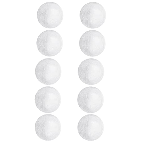 Styroporschaum-Kugeln, 8 cm, Weiß, 10 Stück Styroporschaum-Kugeln, 8 cm, Weiß, 10 Stück von Generisch