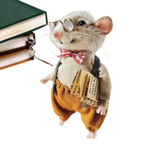 Süße Nadelfilzmäuse, Handgemachte Halloweenmäuse, Niedliche Wollfilzmäuse, Weihnachtsmäuse Aus Wollfilz, Handgemachte Nadelfilz Mäuse Dekorationen Für Halloween Festivals Süße Nadelfilzmäuse, Handgemachte Halloweenmäuse, Niedliche Wollfilzmäuse, Weihnachtsmäuse Aus Wollfilz, Handgemachte Nadelfilz Mäuse Dekorationen Für Halloween Festivals von Generisch