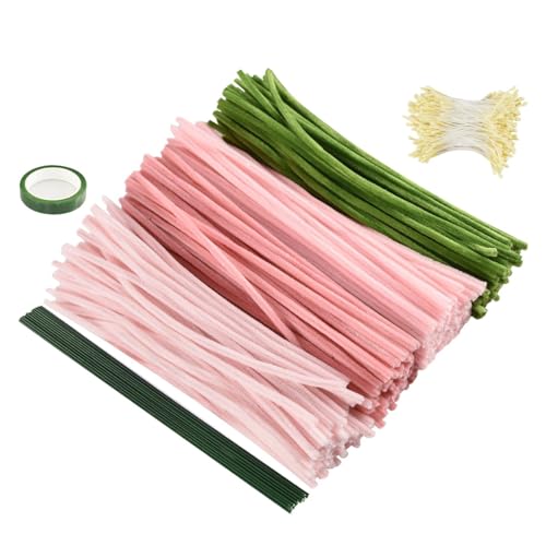 Super dichte Drehstäbchen, mehrere Verpackungsoptionen, geeignet für Bastelarbeiten, bunte, superdichte Plüschröhren, perfekt für Blumensträuße, Kunstprojekte für Kinder und kreative Heimdekoration Super dichte Drehstäbchen, mehrere Verpackungsoptionen, geeignet für Bastelarbeiten, bunte, superdichte Plüschröhren, perfekt für Blumensträuße, Kunstprojekte für Kinder und kreative Heimdekoration von Generisch