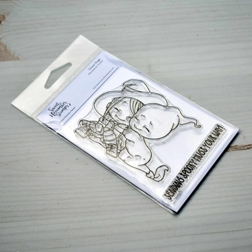 Sweet November Stamps, clear stamp, Ghost Hugs von Generisch