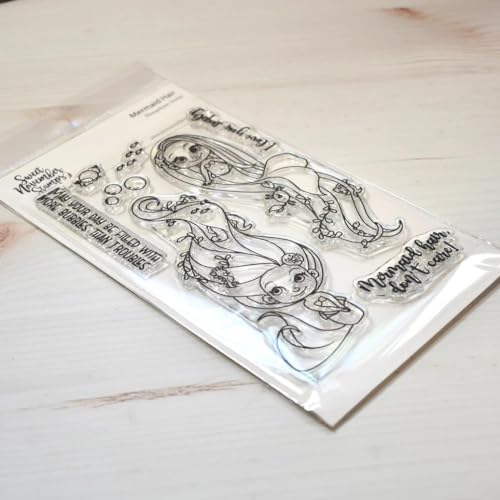 Sweet November Stamps, clear stamp, Mermaid hair Sweet November Stamps, clear stamp, Mermaid hair von Generisch