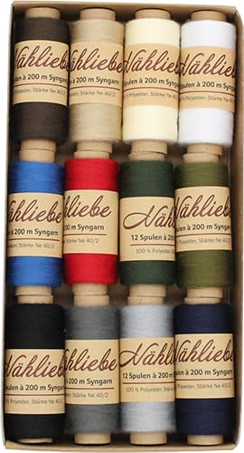 Syngarn Allesnäher, Nähgarn Polyester 12 x 200 meter " Nähliebe " (standard) von Generisch