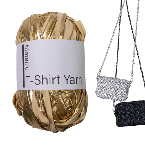 T-Shirt-Garn, elastisches Strickgarn, Jumbo-Strickgarn, riesiges sperriges Garn für Armstricken, handgefertigte Überwurfdecke, Handwerk, Teppiche, glänzendes T-Shirt-Stricken, Ya, rn, Shine Ya.rn T-Shirt-Garn, elastisches Strickgarn, Jumbo-Strickgarn, riesiges sperriges Garn für Armstricken, handgefertigte Überwurfdecke, Handwerk, Teppiche, glänzendes T-Shirt-Stricken, Ya, rn, Shine Ya.rn von Generisch