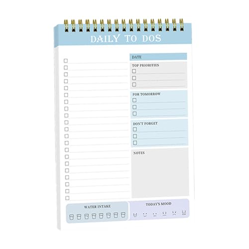 Tägliche Aufgaben Notizblock, täglich auflisten Notizier, SpulenTyp ohne Datum Planer | Schedule Management Memopad, Arbeiteffizienzplanung, Schul und Büro Organisation, Zeitman Tägliche Aufgaben Notizblock, täglich auflisten Notizier, SpulenTyp ohne Datum Planer | Schedule Management Memopad, Arbeiteffizienzplanung, Schul und Büro Organisation, Zeitman von Generisch