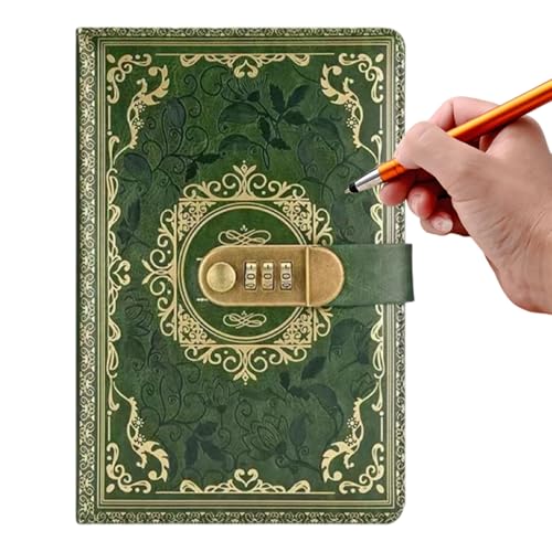 Tagebuch Mit Schloss | A5 Dreistelliges Zahlenschloss Planer Notizbuch zum Schreiben | Sicheres Journal Für Töchter Söhne Familie Mädchen Jugendliche Frauen Männer Freunde Tagebuch Mit Schloss | A5 Dreistelliges Zahlenschloss Planer Notizbuch zum Schreiben | Sicheres Journal Für Töchter Söhne Familie Mädchen Jugendliche Frauen Männer Freunde von Generisch