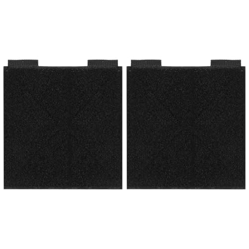 Taktische Flicken mit Klettverschluss, 10,2 x 10,2 cm, schwarz, Molle-Patch-Panel für Flicken, Display-Abzeichen und Abzeichen, 2 Stück Taktische Flicken mit Klettverschluss, 10,2 x 10,2 cm, schwarz, Molle-Patch-Panel für Flicken, Display-Abzeichen und Abzeichen, 2 Stück von Generisch