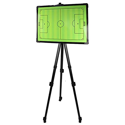 Taktisches Coaching-Board, tragbare magnetische Fußball-/Fußballtrainer-Ordner mit Magneten, Stiften und Radiergummi für professionelle Sporttaktik von Generisch