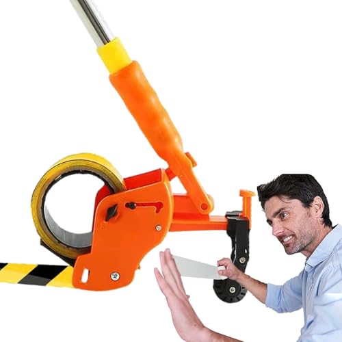 Tape gunnn - Anpassungsfähiger masterr Tapespenser | Effiziente Bodenklebeband -Applikatormaschine zur Bodenmarkierung | Klebebandspender für Dekorationsschutz und Verlegen von Generisch