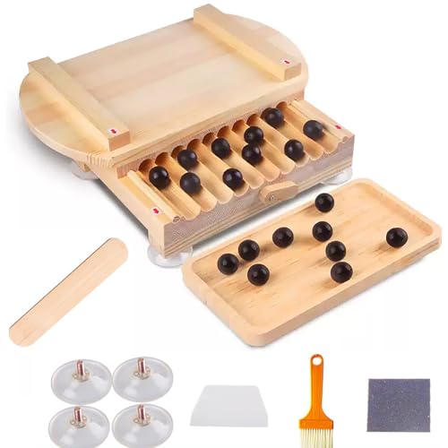 Tapioka-Perlen DIY Werkzeug mit doppelter Positionierungssäule, verstärktem Brett, ergonomischem Design und Saugnapf für einfache hausgemachte Bälle Tapioka-Perlen DIY Werkzeug mit doppelter Positionierungssäule, verstärktem Brett, ergonomischem Design und Saugnapf für einfache hausgemachte Bälle von Generisch