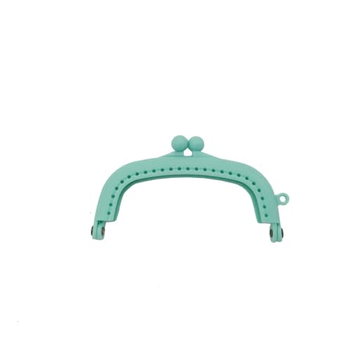 Taschenrahmen Verschluesse 8,5 cm Arc Harz Kunststoff Geldbörse Rahmen mit Loch Kuss Verschluss for Frauen Taschen Handtaschen DIY häkeln Tasche Machen Zubehör FüR DIY Handtasche(Blue) von Generisch