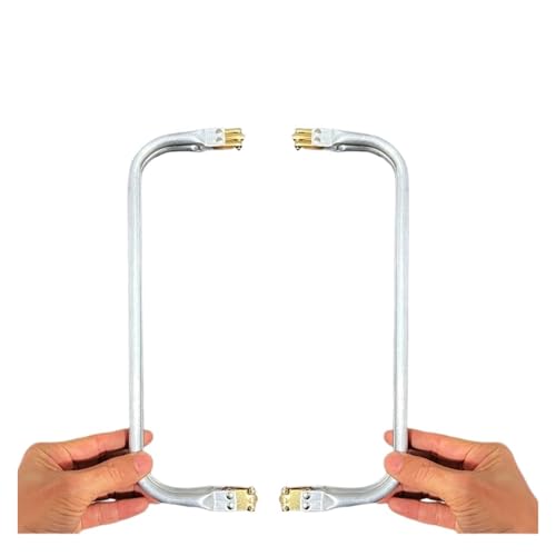 Taschenrahmen Verschluesse DIY Tasche Rahmen Aluminium Rohr Rahmen Tasche Griff Zubehör Clutch Bag Rahmen Tasche Teil for Geldbörse Rahmen Aluminium Rohr klemme FüR DIY Handtasche(25X9.5cm) von Generisch
