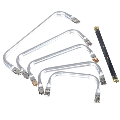 Taschenrahmen Verschluesse Frau Geldbörse Rahmen Metall Aluminium Rohr Rahmen Tasche Griff Clutch Bag Teile FüR DIY Handtasche(240mm) von Generisch