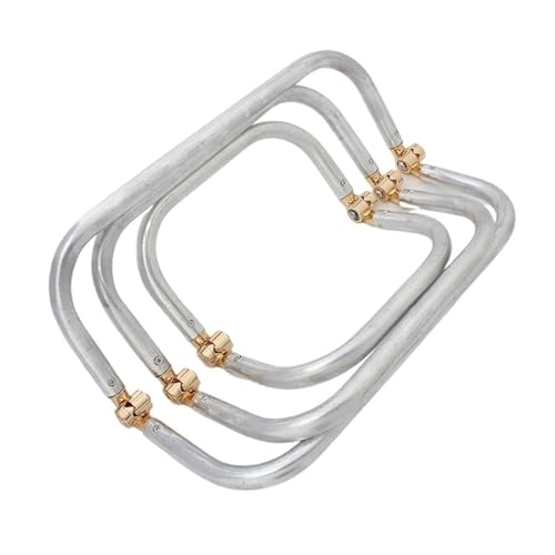 Taschenrahmen Verschluesse Große Tasche Geldbörse Rahmen Aluminiumrohr DIY Tasche Metall Hardware handgefertigte Materialien Frauen Cloud Clutch Bag Zubehör FüR DIY Handtasche(19cm) von Generisch