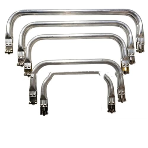 Taschenrahmen Verschluesse Metall-Aluminiumrohr-Rahmentasche for Geldbörse, Geldbörse, Kussverschluss, Handtasche, Clutch-Tasche, Teile, Rohrklemmengriff, Taschenzubehör FüR DIY Handtasche(16cm) von Generisch
