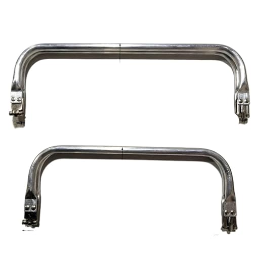 Taschenrahmen Verschluesse Multi-Size-Taschenrahmen for Geldbörsenrahmen, 1 Stück, Cloud-Tasche, Aluminium-Rohrklemme, Metall-Aluminium-Rohrrahmen, Taschengriff-Zubehör FüR Diy Handtasche(2) von Generisch