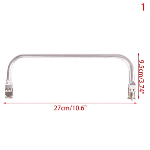 Taschenrahmen Verschluesse Taschenrahmen oder Geldbörse, Metall-Aluminiumrohr, Taschengriff, Zubehör, Clutch-Taschen-Teile FüR DIY Handtasche(N1) von Generisch
