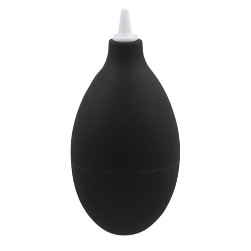 Tastatur-Gebläse-Staubwedel, Hand-Luftgebläse-Reiniger mit starken Windkraften, ovaler Anti-Staub, ergonomisches Design, aus PVC-Softball-Körper, ABS-Luftauslass-Material, 19 g von Generisch