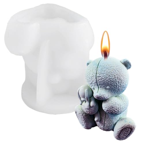 Teddybärform Silikon,Schöne 3D-Bären-Eisformen |Bär Silikonform für Getränk Kaffee Saft Cocktail Süßigkeiten Seife Kerze Schokolade Weihnachtsfeier Geschenk Teddybärform Silikon,Schöne 3D-Bären-Eisformen |Bär Silikonform für Getränk Kaffee Saft Cocktail Süßigkeiten Seife Kerze Schokolade Weihnachtsfeier Geschenk von Generisch