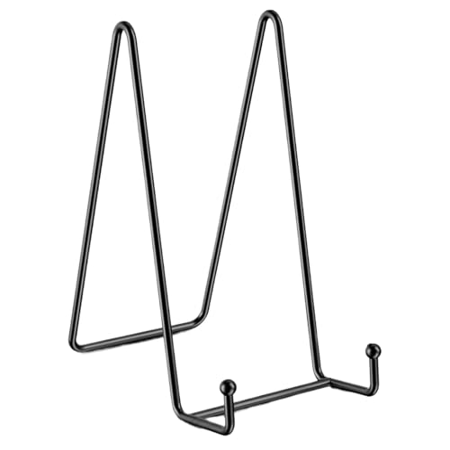 Tellerständer Display – Eisen dekorative Tellerhalter – Metall-Staffelei Ständer für Bilder und Rahmen – Tischhalter für Heimdekoration, Geschäft, Bilderrahmen, Ladengebrauch Tellerständer Display – Eisen dekorative Tellerhalter – Metall-Staffelei Ständer für Bilder und Rahmen – Tischhalter für Heimdekoration, Geschäft, Bilderrahmen, Ladengebrauch von Generisch