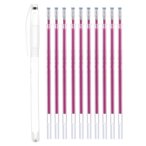 Temporäre Markierungsstifte zum Nähen - Verschwindende Stifte zum Nähen | Stickstift Stoff mit 10 Nachfüllungen | Stoffstifte Set Nähen Stoff Marker Stift High-Temp Verschwindender Stift Temporäre Markierungsstifte zum Nähen - Verschwindende Stifte zum Nähen | Stickstift Stoff mit 10 Nachfüllungen | Stoffstifte Set Nähen Stoff Marker Stift High-Temp Verschwindender Stift von Generisch
