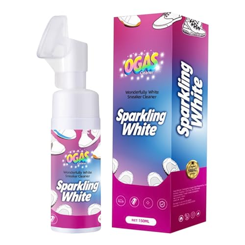 Tennisschuhe Reiniger - 150 ml, Schuhfleckentferner, tragbar | Deep Cleaning Foam Sneaker & Einzelreiniger, Radiergummi polnischer Fleckentferner für Männer Frauen Erwachsene Teenager Tennisschuhe Reiniger - 150 ml, Schuhfleckentferner, tragbar | Deep Cleaning Foam Sneaker & Einzelreiniger, Radiergummi polnischer Fleckentferner für Männer Frauen Erwachsene Teenager von Generisch