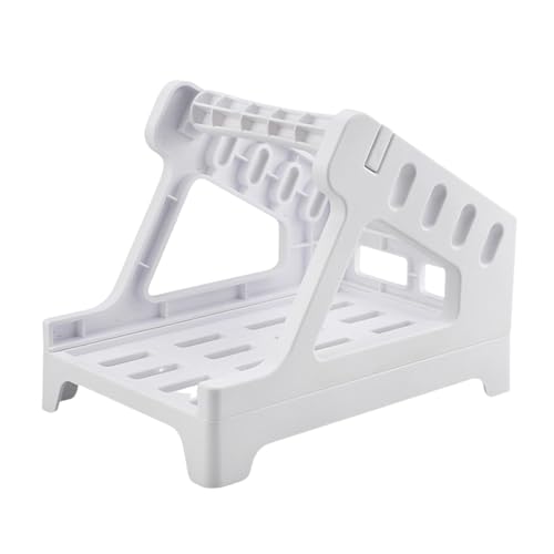 Thermo-Etikettenhalter, Aufkleberrolle und Fächer-Faltständer, Schreibtisch-Organizer für Etikettendrucker, Versandetikettenständer, perfekt für Zuhause, Geschäftsverpackungsbedarf, 20 x 13,5 x 15,5 von Generisch