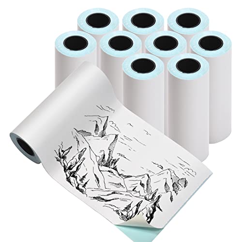 Thermopapierrolle, 76 x 30 mm, 10 Rollen mit 10 Jahren Bildkonservierung, nicht klebend oder klebend, wählbares Paket von Generisch