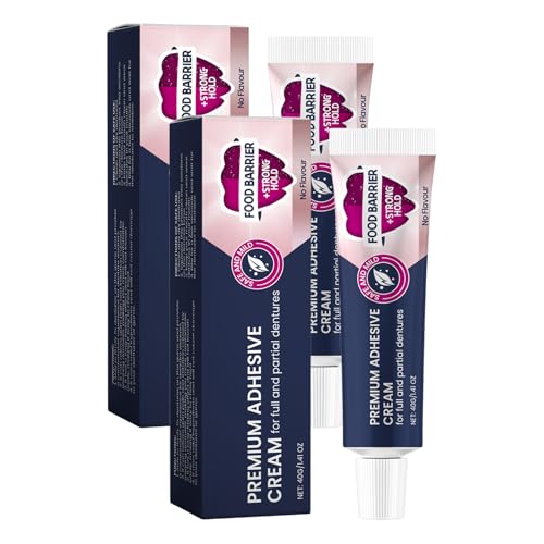 Thermoplastic Denture Adhesive, Thermoplastischer Zahnprothesenkleber, Haftcreme Extra-Super-Stark Für Die Dritten, Zahnprothesen Haftgel, Kleber zum Befestigen von Mundschutz von Generisch
