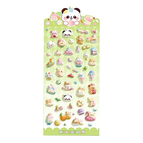 Tier Sticker - Niedliche Kleine Aufkleber - Dekorative Scrapbooking Deko Für Kinder Mädchen Schule Zimmer Halloween Weihnachtsfeier Tier Sticker - Niedliche Kleine Aufkleber - Dekorative Scrapbooking Deko Für Kinder Mädchen Schule Zimmer Halloween Weihnachtsfeier von Generisch
